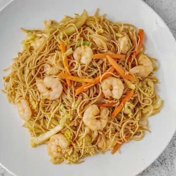 Shrimp Mee Fun / 虾炒米粉.