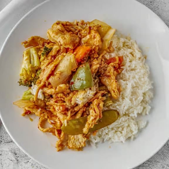 Garlic Chili Chicken / 鱼香鸡.