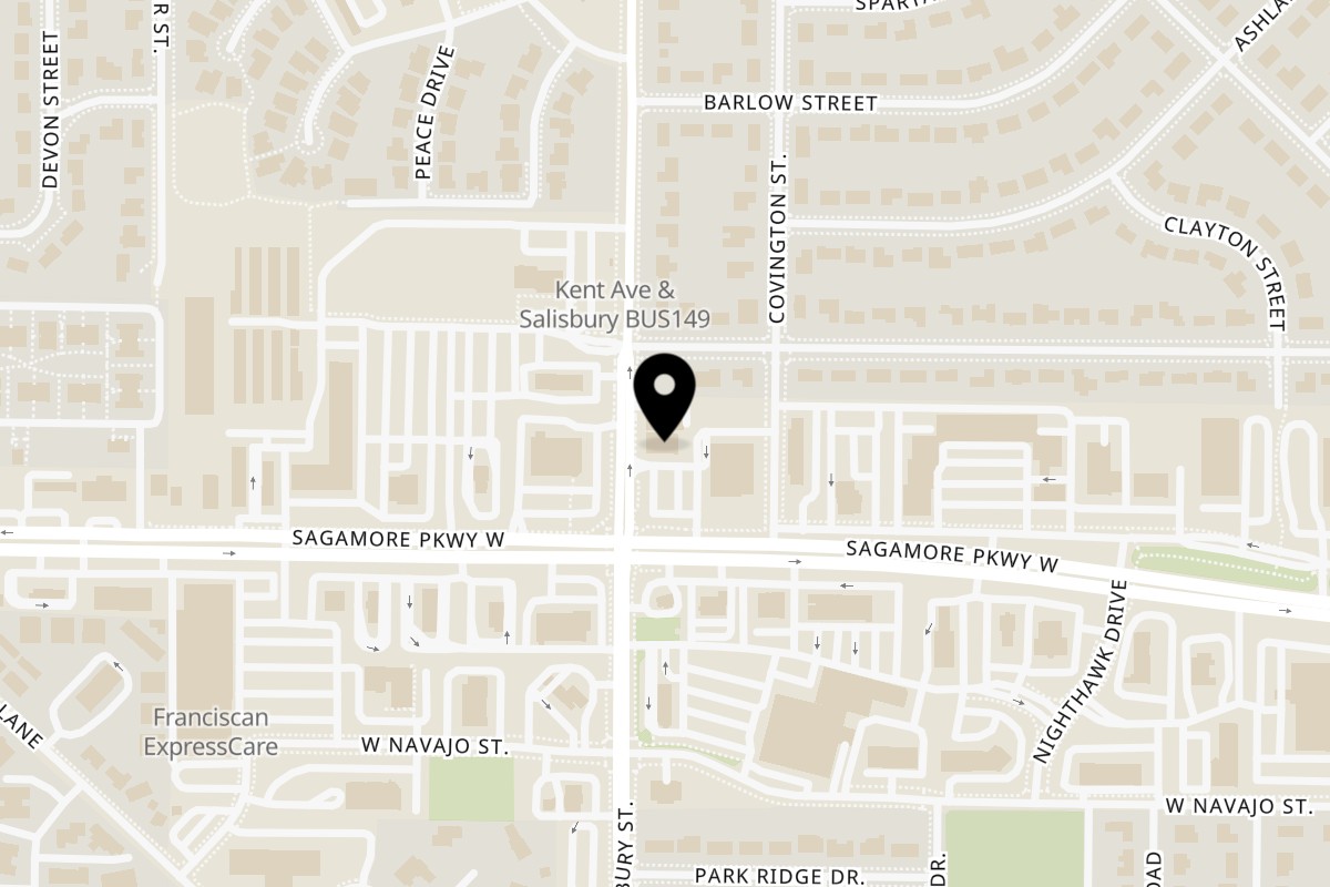 Map showing the location of Red Wok Red Wok - N Salisbury on 2520 N Salisbury St a in West Lafayette